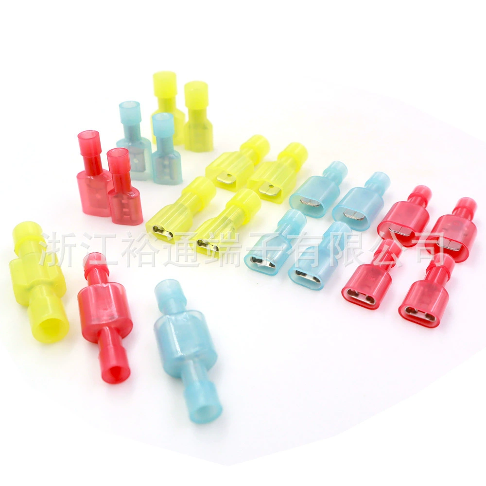 MDFN/FDFN1.25/2/5.5-250 6.3/4.8/2.8 Nylon вставленный пружинный модуль полная изоляция мужской родитель