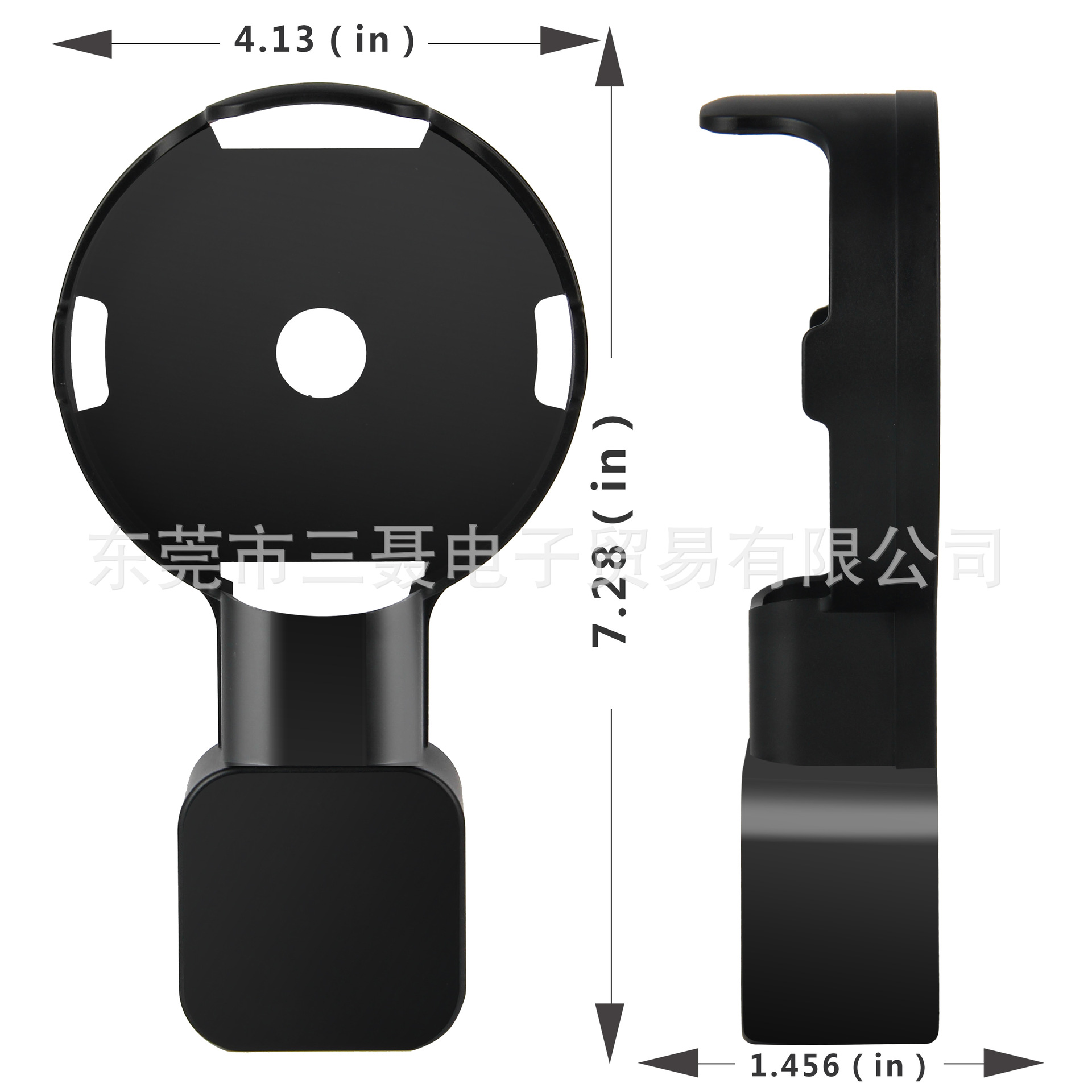 Soporte de altavoz Amazon Echo DOT 3 Google altavoz inteligente enchufe de pared colgando soporte de carga transfronteriza