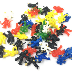 跨境 PVC迷你日本忍者玩具 可裝入扭蛋的小玩具 批發