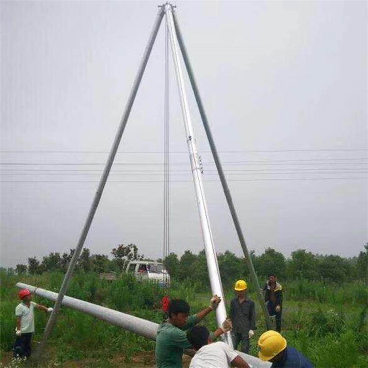 铝合金立杆机三角架立杆器人字抱杆机水泥杆立杆机电杆起杆器