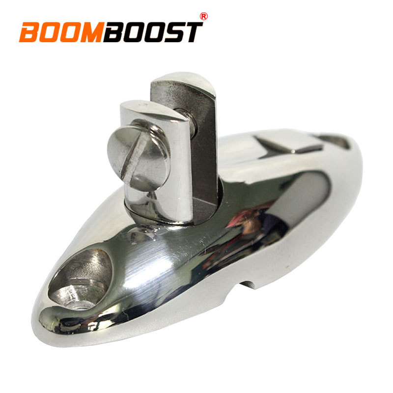 1pcs 甲板360度旋转合页82*32MM 甲板旋转山羊座山型座不锈钢