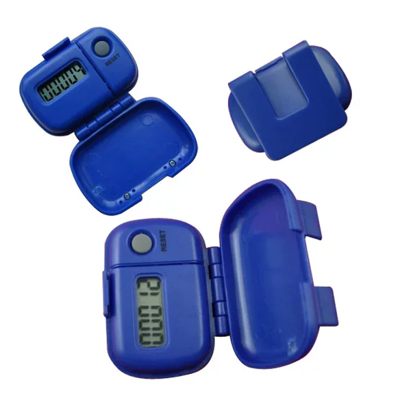 Compact Clamshell Carry-on LCD Pedometer Digital Digital Pedometer Sports Running Single Key Counter