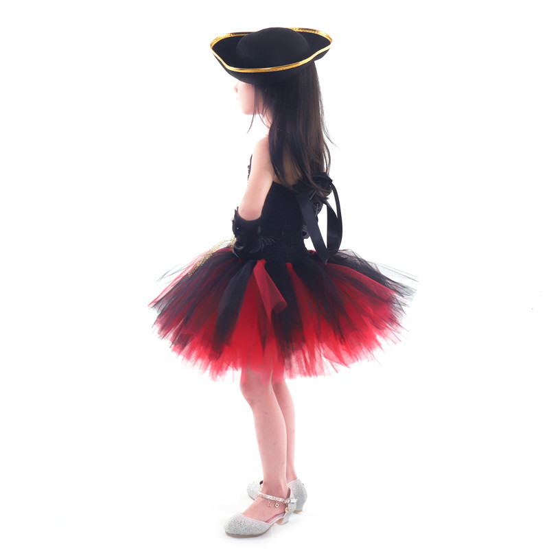 Exclusivo transfronterizo para las niñas Bola de vacaciones pirata ropa de rendimiento pettiskirt Amazon nuevos niños princesa vestido