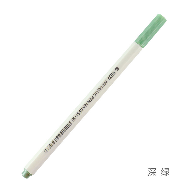 Zhejiang agente general de fábrica directa STA pluma de metal STA pluma de pintura 6551 pluma de color de metal al por mayor