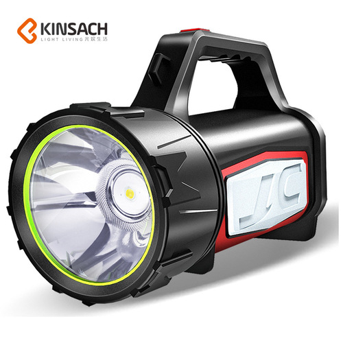 Cross-border exclusive supply of P50 high-power bright searchlight outdoor lighting rechargeable LED camping light flashlight portable light
