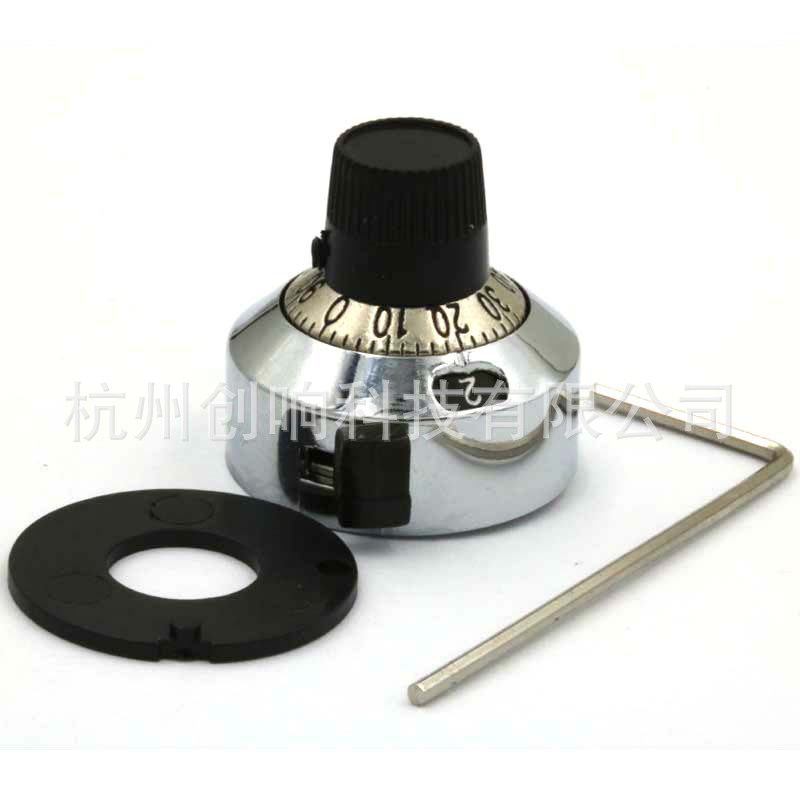 刻度旋钮 数字旋钮 多圈旋钮 金属旋钮 可配3590S内孔6.35 TOPVR