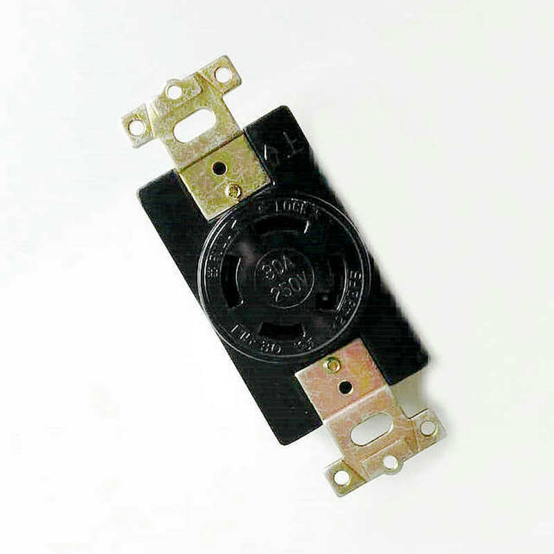 台湾隆光电木暗装插座LK2432FB(L15-30R)三相四线WF2430B电机电源