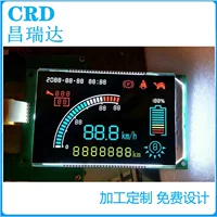 Сегментированный LCD-дисплей (CRD), настраиваемый, варианты STN/VA
