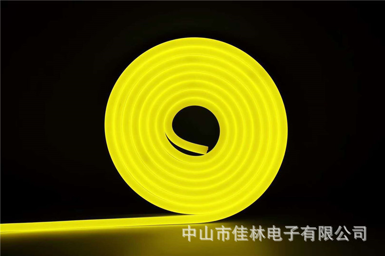 Tira de luces LED de bajo voltaje 12V, de silicona flexible, estilo neón, barra de luz suave, de fábrica, para decoración, iluminación y letreros publicitarios.