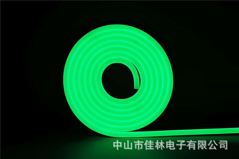 Tira de luces LED de bajo voltaje 12V, de silicona flexible, estilo neón, barra de luz suave, de fábrica, para decoración, iluminación y letreros publicitarios.