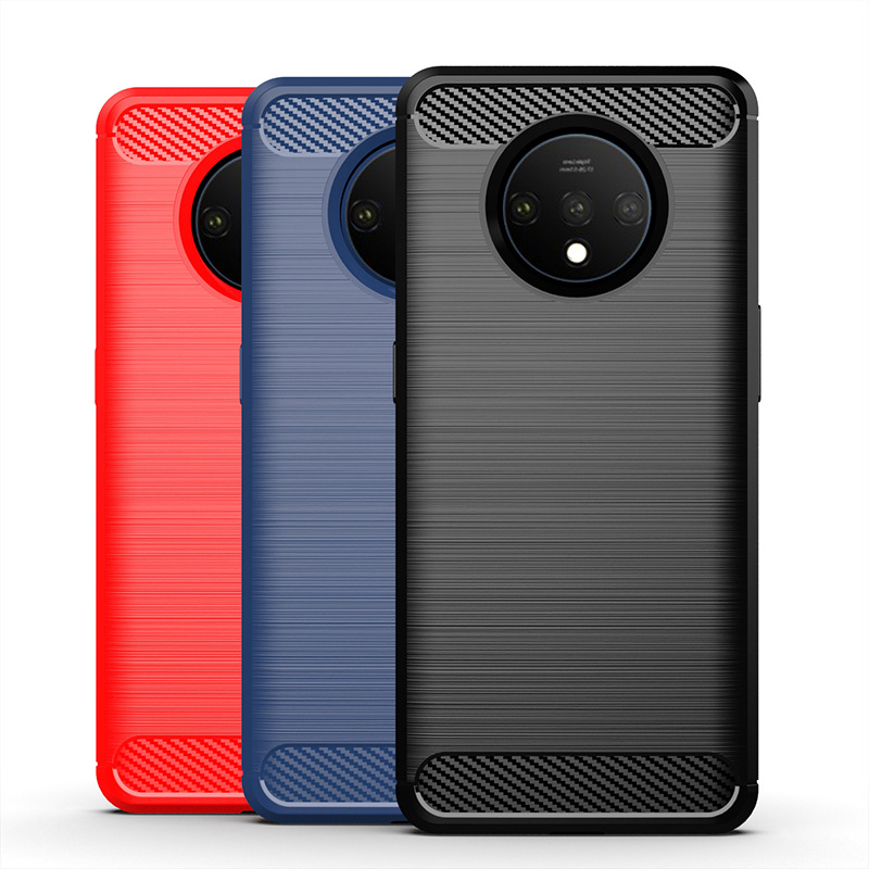 Suitable for OnePlus7T mobile phone case one plus 8t protective case silicone anti-drop brushed TPU soft case 1 + 9RT