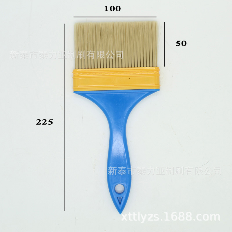 Álamo blanco mango de madera cepillo de pintura hogar agua pura hervida cepillo de cerdas para hornear alimentos cepillo de aceite pelo suave cepillo de barbacoa varios cepillo