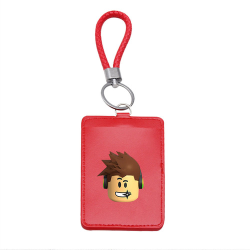 Game ROBLOX peripheral card bag, ID card holder, cartoon cute transportation card, bank card protective cover, student pendant
