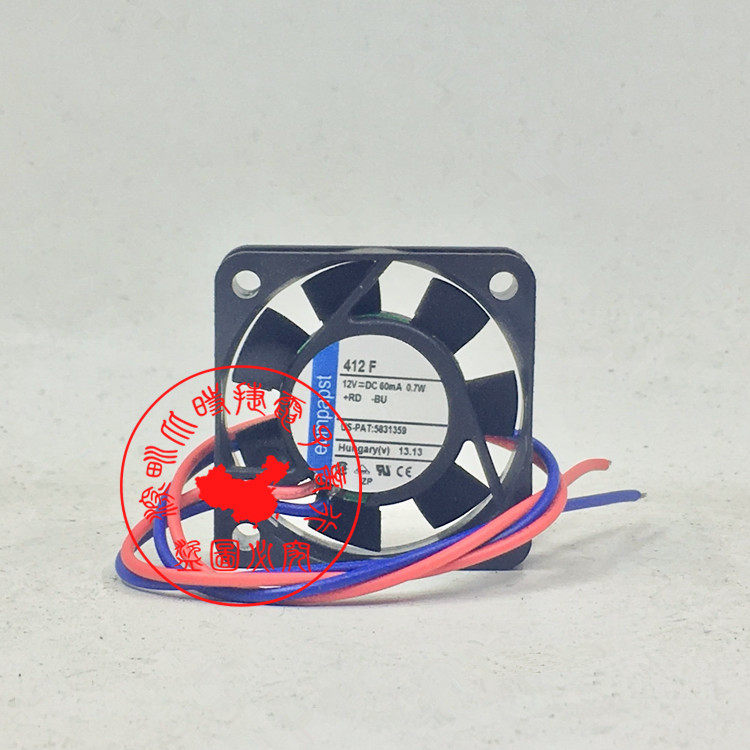 全新原装进口412F 12V 60mA 0.7W 4010 超静音散热风扇