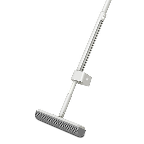 Blue Xiaoyu Iron Collodion Mop, Hand-Washable, Enlarged Cotton Head, Time-Saving, Labor-Saving, Easy to Stand and Mopping the Bathroom