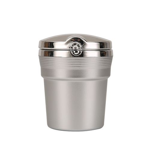 Auto supplies wholesale car ashtray car ashtray car imitation metal ashtray with LED light