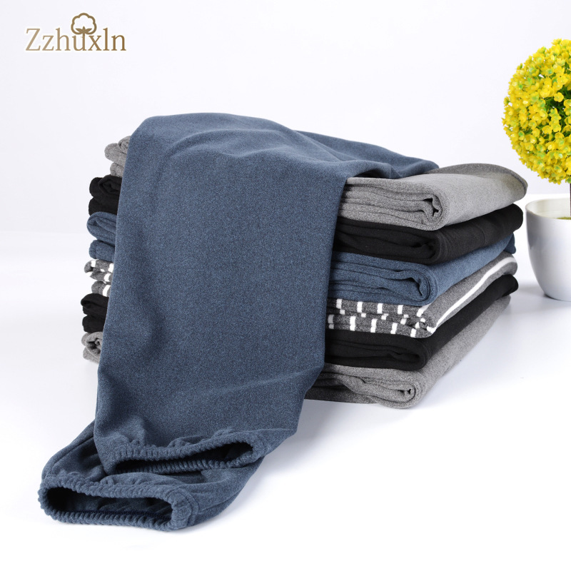 Men's Autumn and Winter Pajama Pants, Home Pants, Fleece-Lined, Thickened, Loose-Fitting Long Pants, Warm Pants, Plus Size, Fleece-Lined and Warm