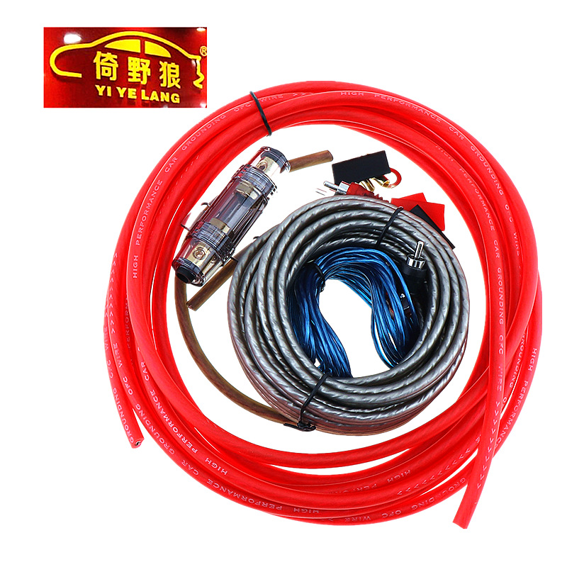 长期供应汽车音响功放套线 低音炮套线 车载改装音响音频套线10GA