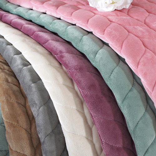 Modern simple crystal velvet plush window sill bay window mat non-slip bedroom tatami mat balcony mat factory direct sale