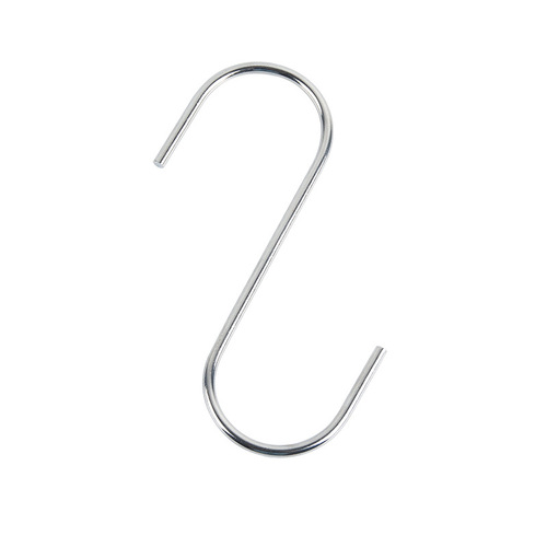 Stainless steel S-shaped hook iron hook kitchen door back hook multi-functional S hook iron hook towel bar cross-border manufacturer wholesale