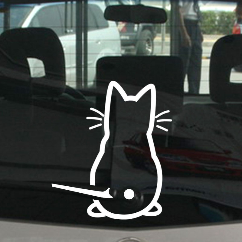 Cute cat creative pattern car stickers living room window decoration casual stickers remove wholesale MUC383