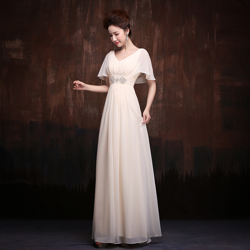 Abito da sera elegante per banchetto, riunione annuale, spettacolo, ospite, abito da sera, autunno_voghion.com