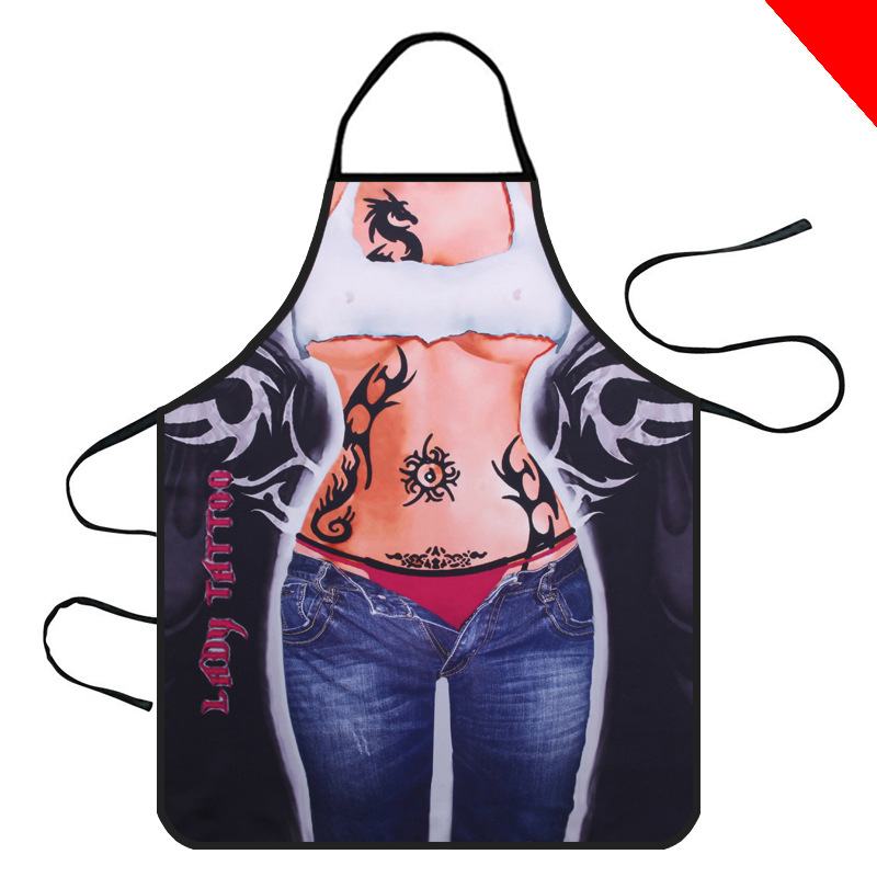 Delantal creativo personalidad divertida Reunión Anual fiesta spoof props olla caliente restaurante invitado delantal fabricante en stock suministro