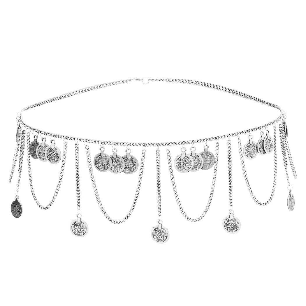 Fashionable beach commemorative coins with tassels for leisure, boho style, wholesale