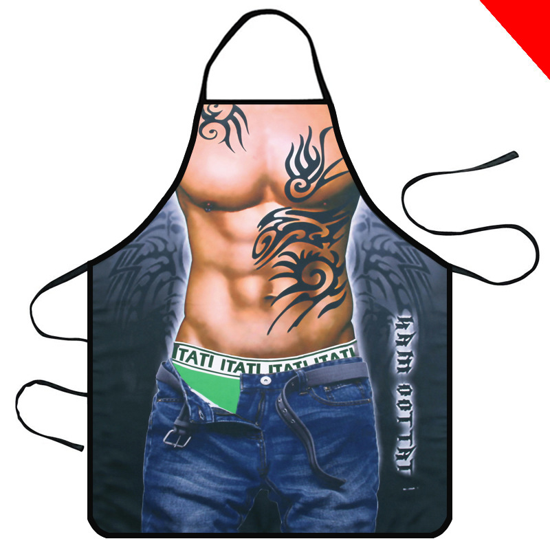 Delantal creativo personalidad divertida Reunión Anual fiesta spoof props olla caliente restaurante invitado delantal fabricante en stock suministro