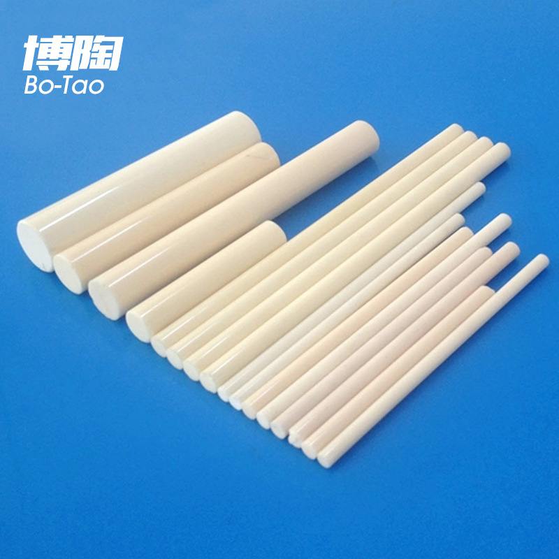 氧化铝陶瓷管 陶瓷辊棒 保护管 绝缘棒 耐高温绝缘棒轴  厂家直供