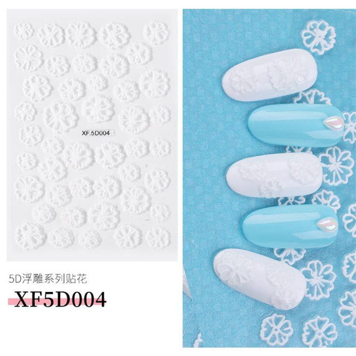 Especial transfronterizo para la protección del medio ambiente 5D serie de calcomanías de uñas pegatinas de uñas en relieve pegatinas de uñas calcomanías de uñas pegatinas de agua