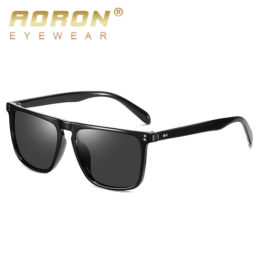 New AORON polarized sunglasses PC glasses fashionable colorful rice nail color changing sunglasses direct sale wholesale A627