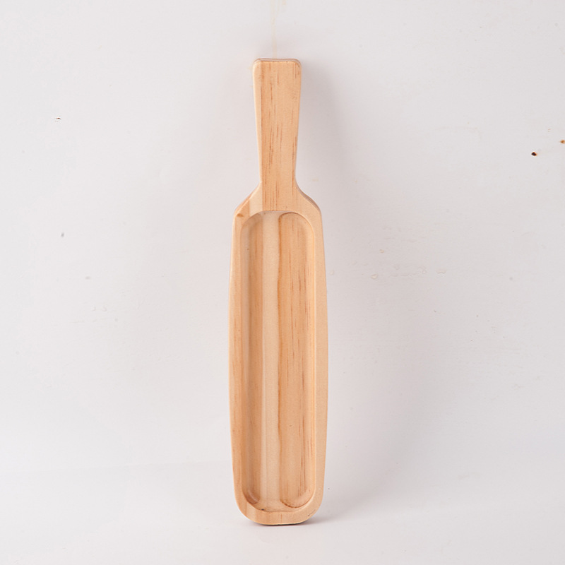 Bandeja de madera de estilo japonés rectangular hogar pan placa creativa bandeja de frutas placa de la torta placa de madera maciza