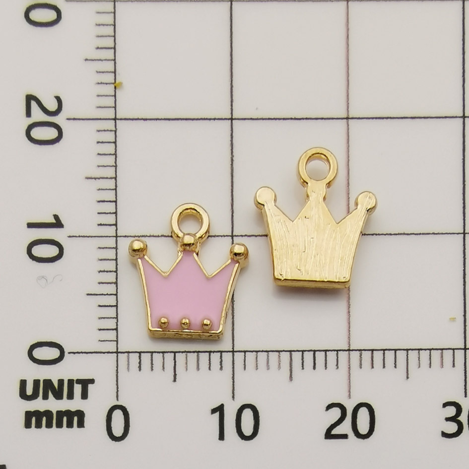 Accesorios de la joyeria bricolaje gota aceite aleación pequeño colgante flor gota aceite colgante marcador colgante collar pulsera colgante