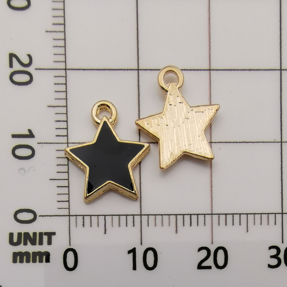 Accesorios de la joyeria bricolaje gota aceite aleación pequeño colgante flor gota aceite colgante marcador colgante collar pulsera colgante