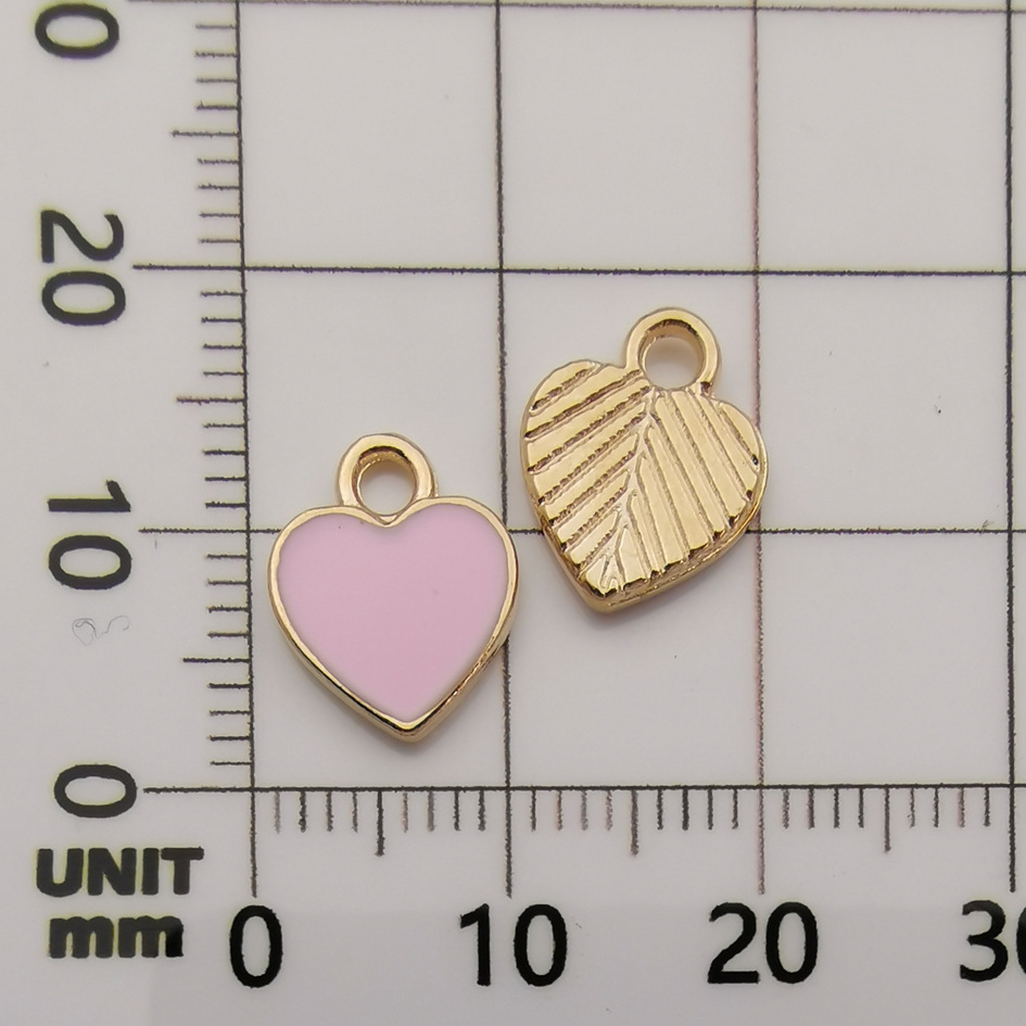 Accesorios de la joyeria bricolaje gota aceite aleación pequeño colgante flor gota aceite colgante marcador colgante collar pulsera colgante