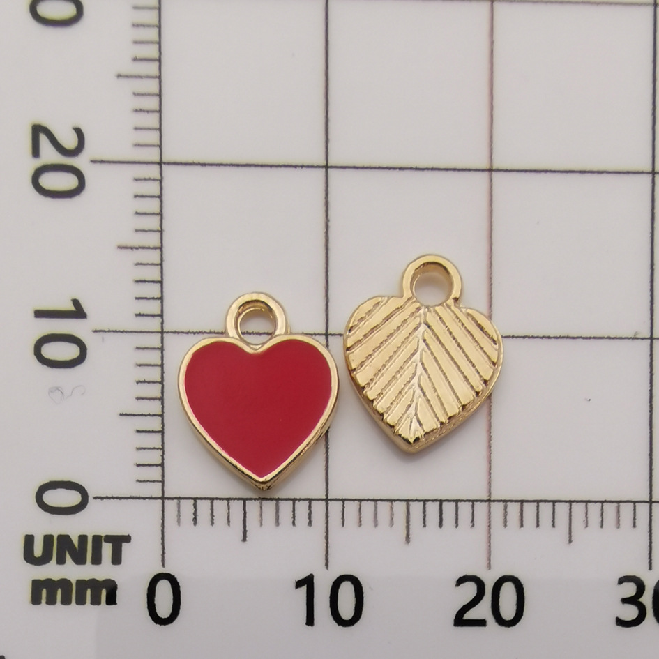 Accesorios de la joyeria bricolaje gota aceite aleación pequeño colgante flor gota aceite colgante marcador colgante collar pulsera colgante