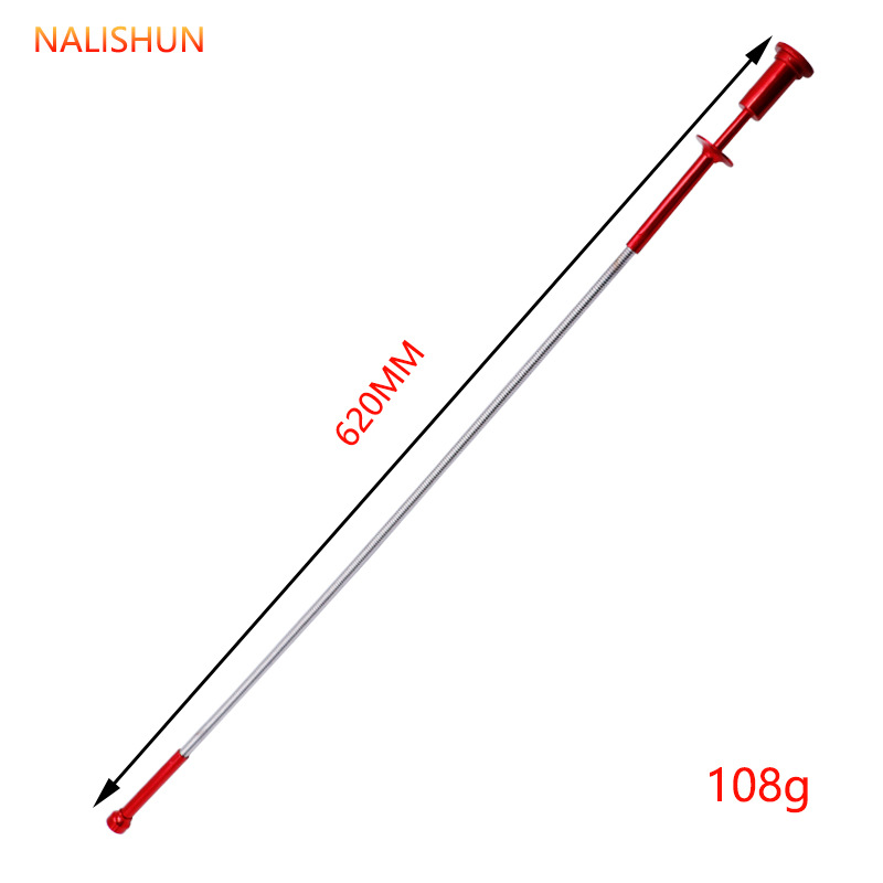 Varilla de succión magnética fuerte con luz y garra/varilla de succión/recolección de residuos de hierro/succión telescópica de hierro fuerte con luz LED
