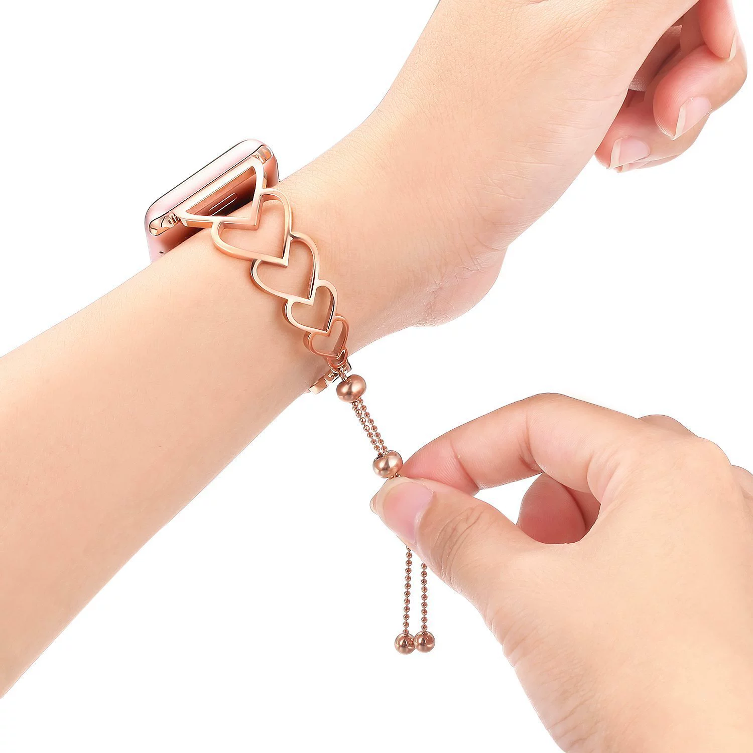 Для Samsung Apple Watch ремешок applewatch ремешок в форме сердца браслет Apple Watch ремешок Ремешок