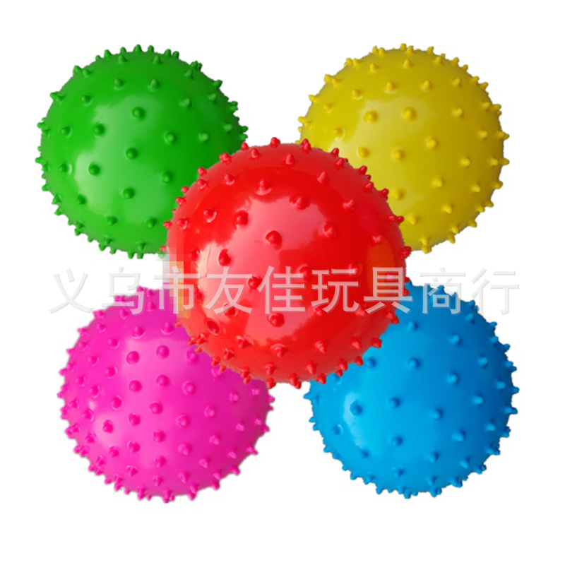 Thick massage ball Burr stab ball large 6 inch baby feeling children inflatable toy ball bouncy ball dance jump ball