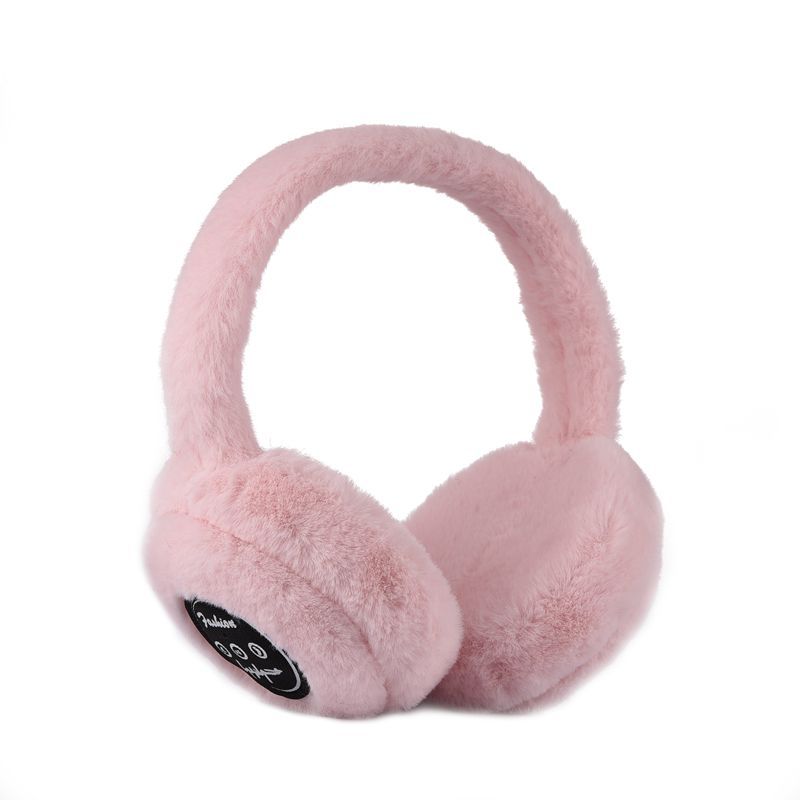 Directo de fábrica Bluetooth 5,0 música orejeras de piel de conejo de peluche plegable orejeras de protección auditiva