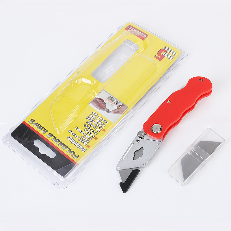 Jiutong resistente plegable cuchillo de arte cuchillo de corte de papel grande cuchillo de desembalaje herramienta de corte cuchillo de papel pintado hoja de escalera