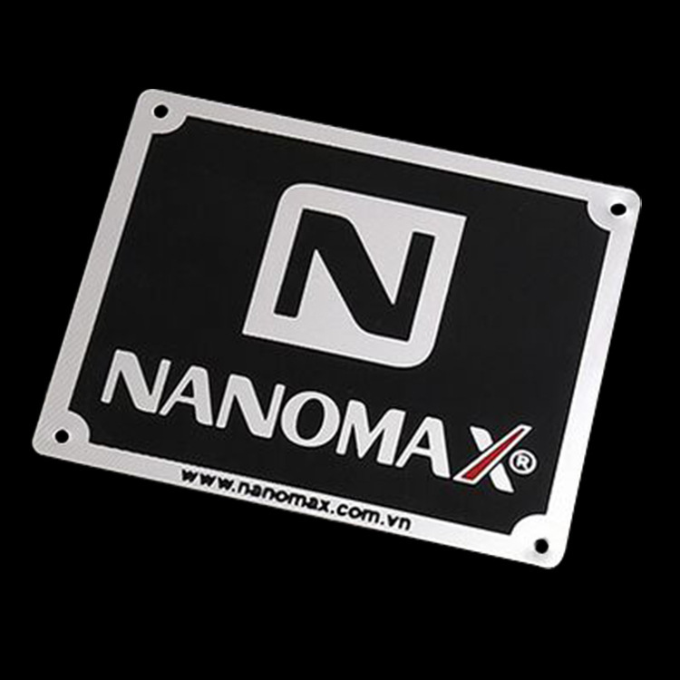Customized Stainless Steel Wire Drawing Corrosion Metal Logo Sign Mirror Mechanical Etching Stamping Silk Screen Inscription Sign