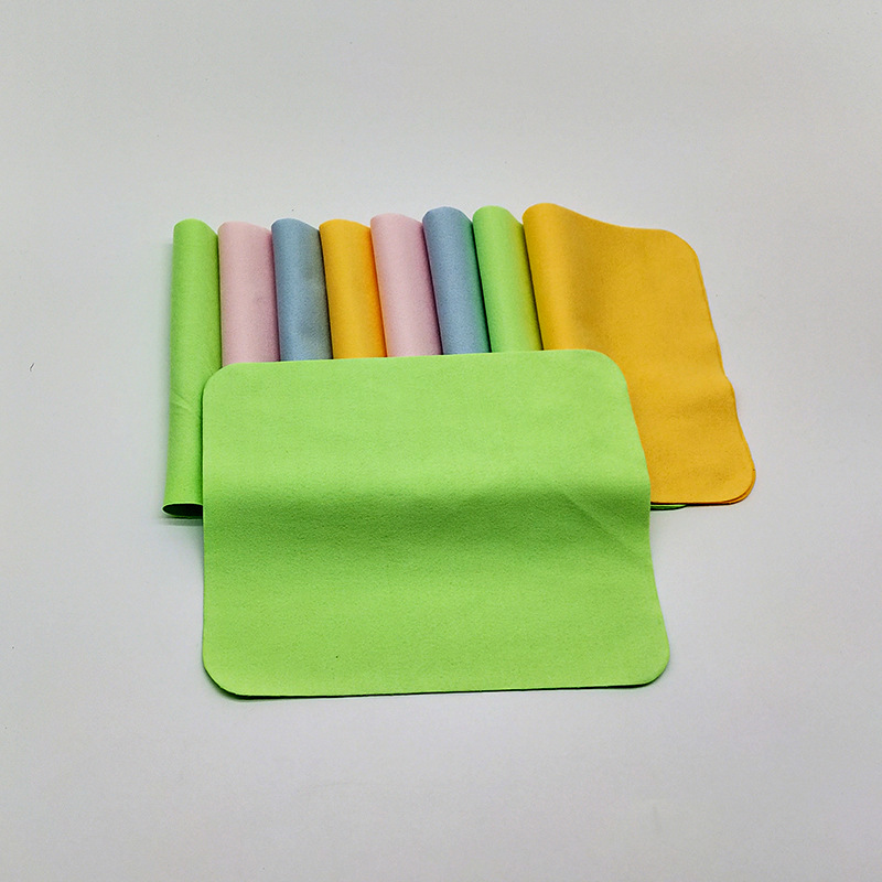 Glasses cloth wholesale cleaning cloth mobile phone cleaning cloth jewelry suede fiber wiping cloth sea island silk glasses cloth