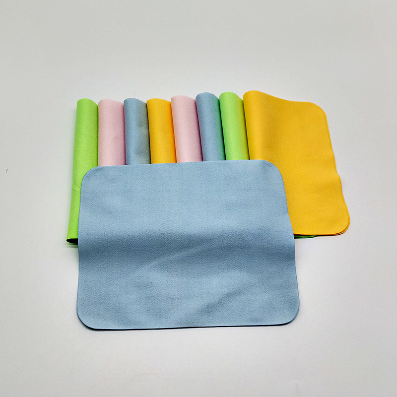 Glasses cloth wholesale cleaning cloth mobile phone cleaning cloth jewelry suede fiber wiping cloth sea island silk glasses cloth