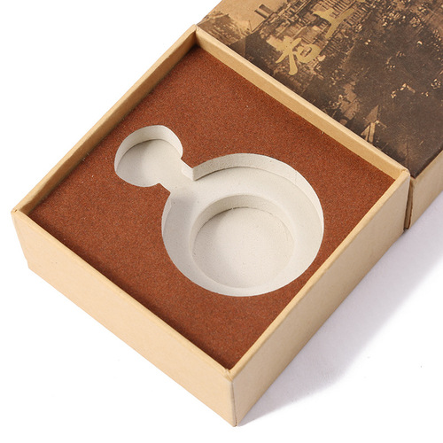 Amazon best-selling vintage Shanghai watch box with square design, two-piece watch box with lid and base, LOGO printed on the box