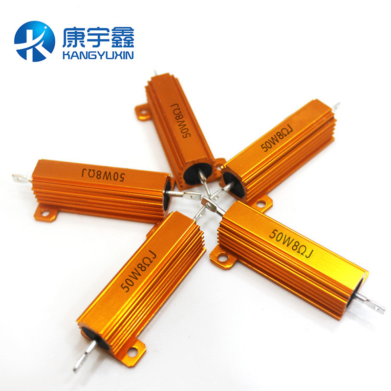 供应黄金铝壳电阻刹车负载RX24 25W50W100W伺服再生放电