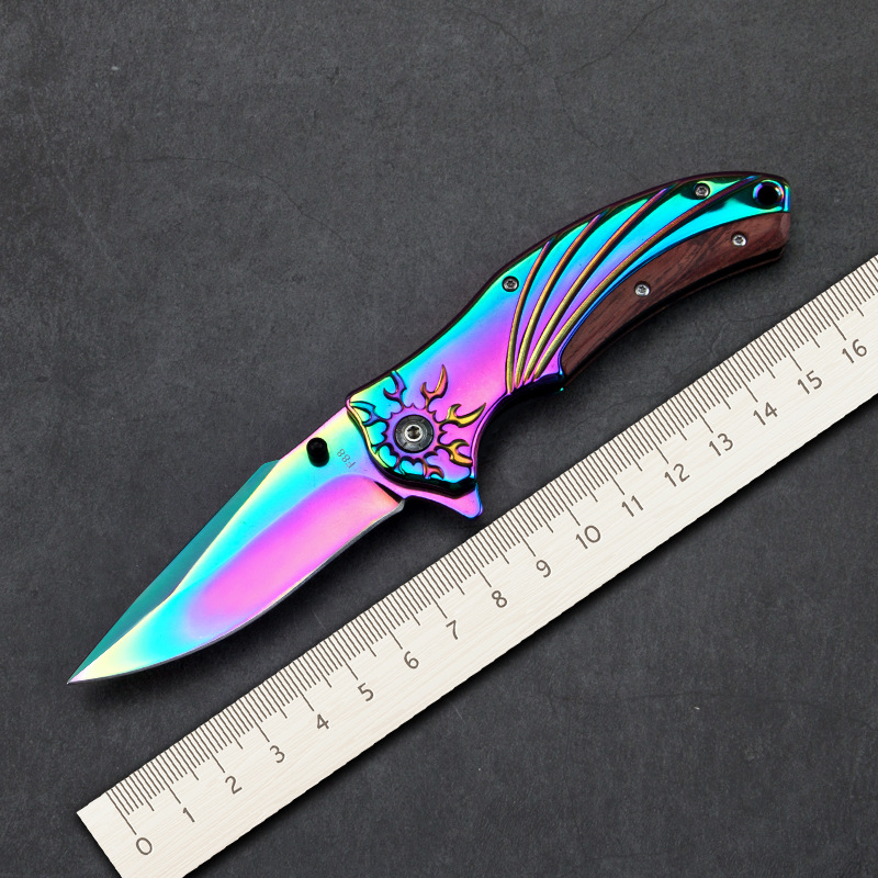 户外折叠刀 高硬度野营战术小刀F88多功能随身刀 求生折刀刀具