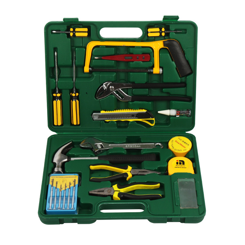 供应22件远鸿家用组合工具五金套装 礼品组合工具箱五金工具