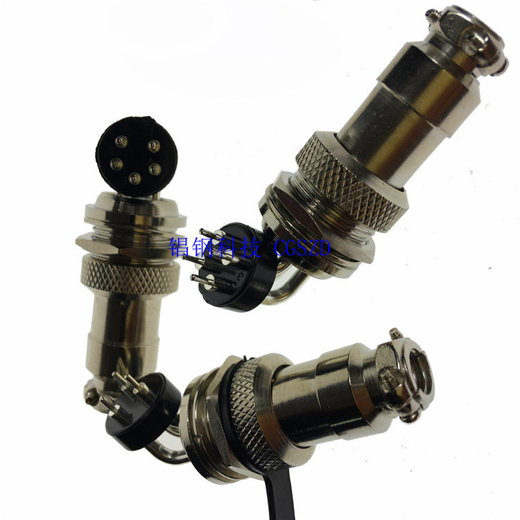 M��Ӧ��ʽ���²�ͷGX16 GX12ϵ��Electrical connector 90��